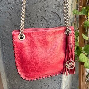 Michael Kors Whipstitch Chelsea Tassel Crossbody